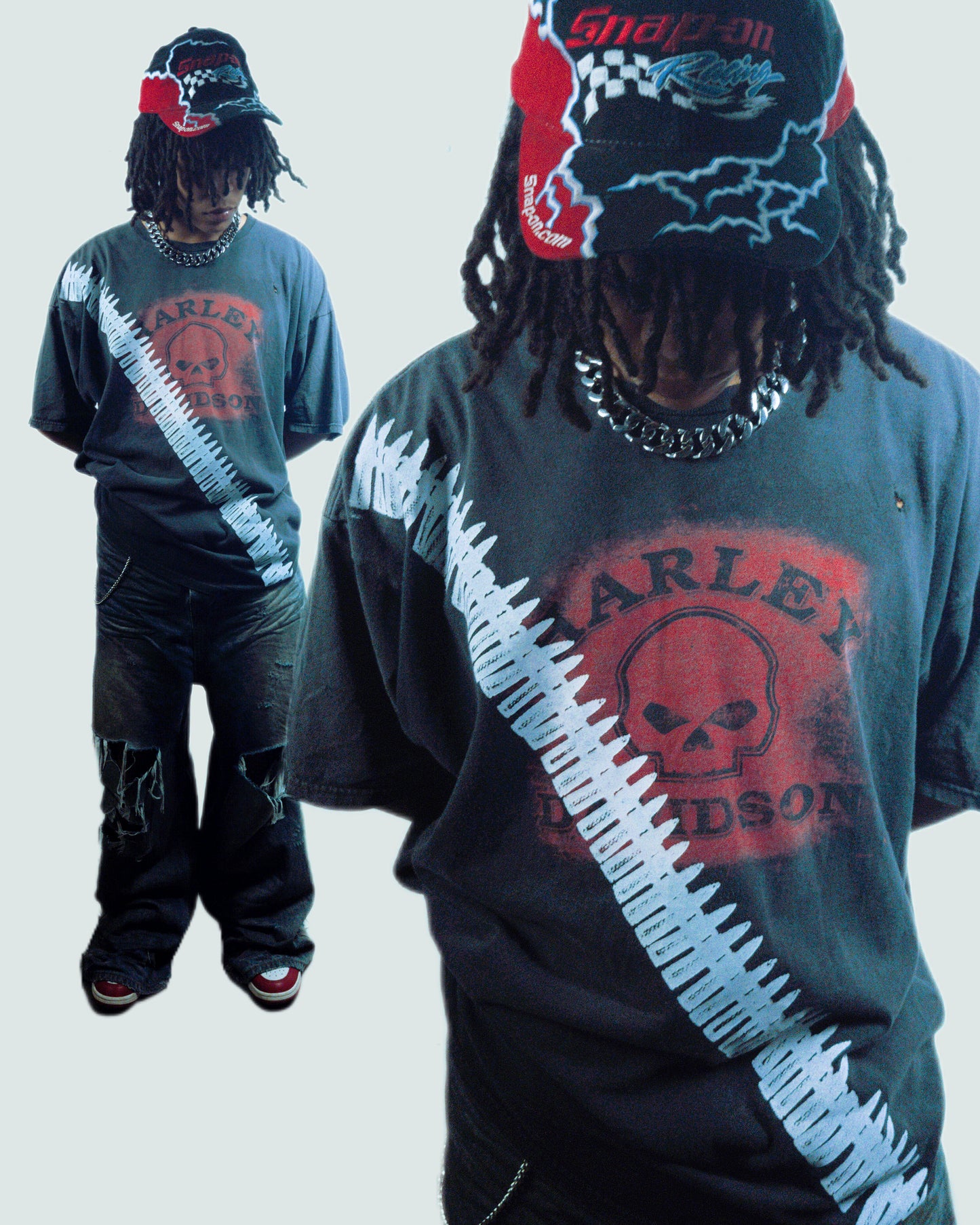 GUNMETAL, tee [2XL]